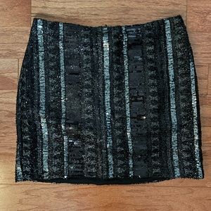 Express mini sequin skirt